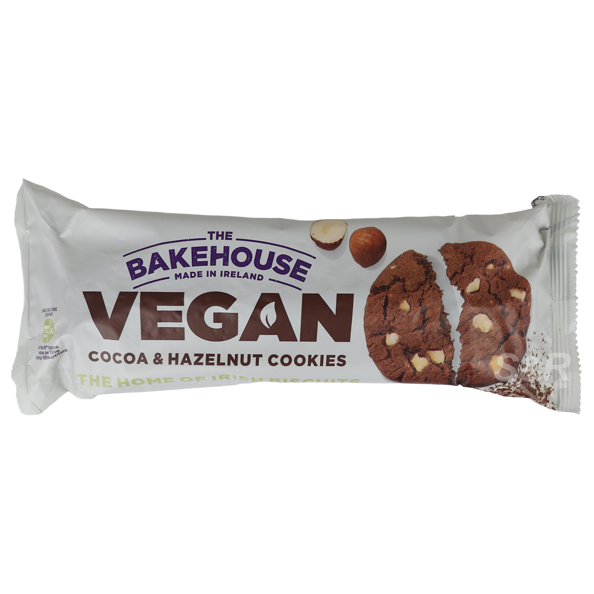 The Bakehouse Vegan Cocoa and Hazelnut Cookies 220g The Bakehouse Vegan Cocoa and Hazelnut Cookies 220g